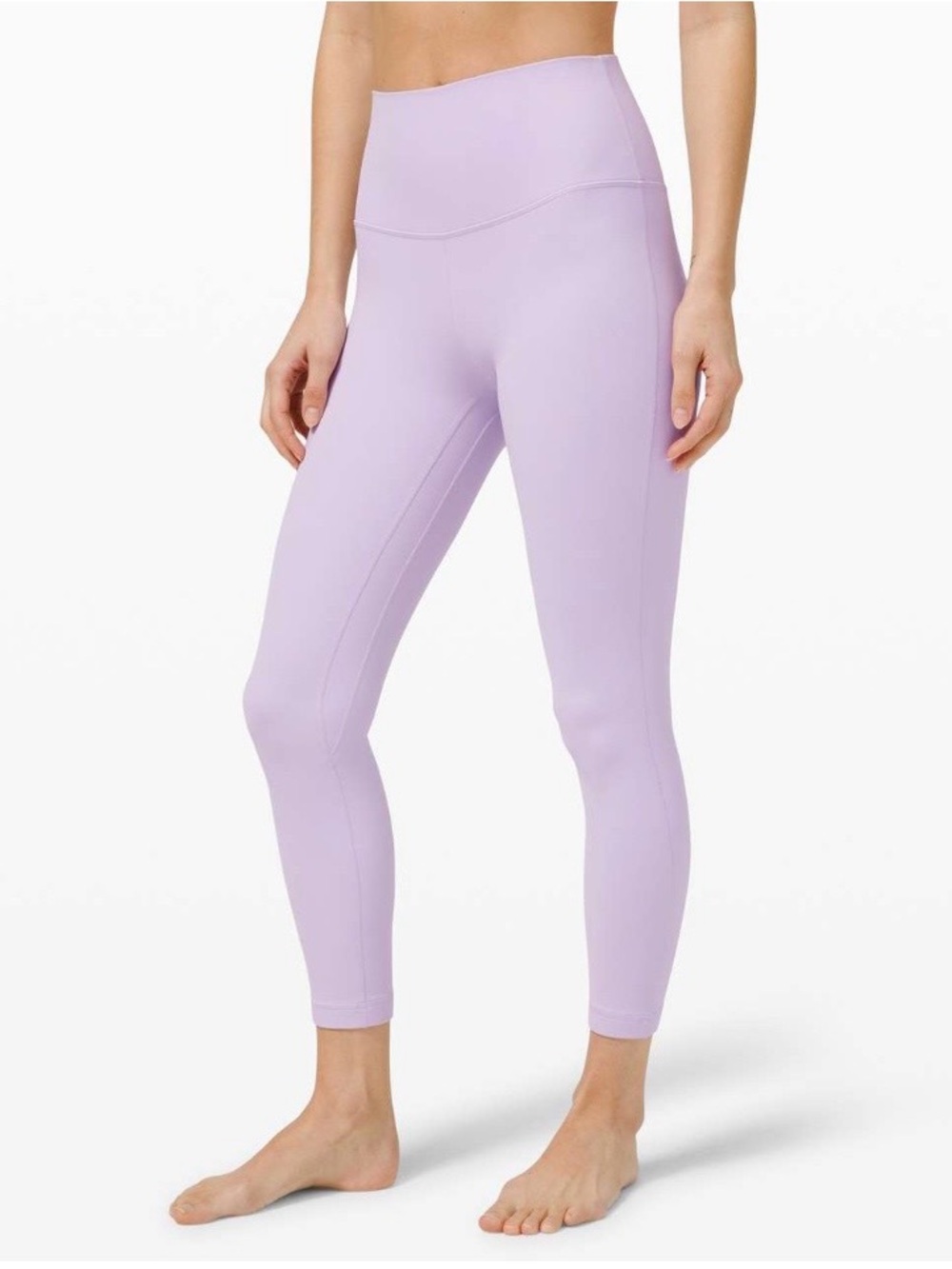Lululemon Align high rise light Lavender Dew 25” leggings, size 6